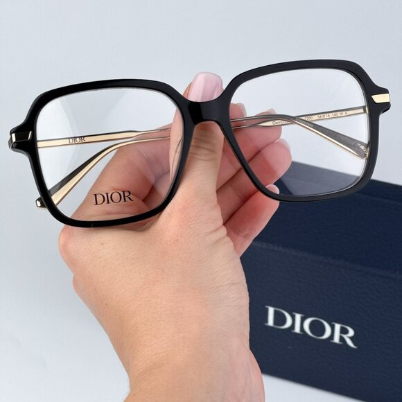 Dior GEMDIORO S5I CD50056I 001 1200 BRAND NEW Eyeglasses Shiny Black Women main image 13